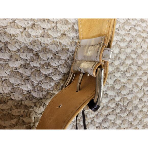 Ermanno Scervino Snake Skin Genuine Leather Belt Made In Italy Size 85 New